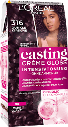 Intensivtönung 316 Dunkle Kirsche L'ORÉAL PARiS CASTING Crème Gloss