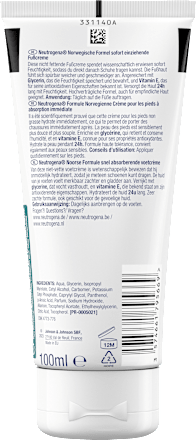 Fußcreme sofort einziehend für trockene Haut Neutrogena