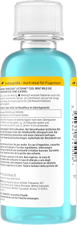 Mundspülung Cool Mint milder Geschmack Reisegröße Listerine