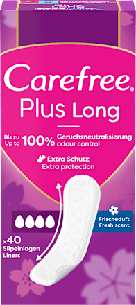 Wkładki Plus Long Fresh Carefree