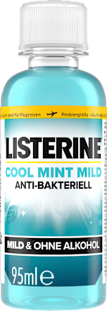 Mundspülung Cool Mint milder Geschmack Reisegröße Listerine