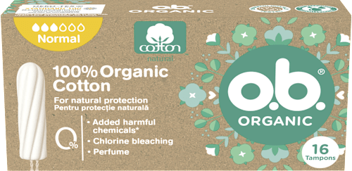 Tampoane organic normal o.b.