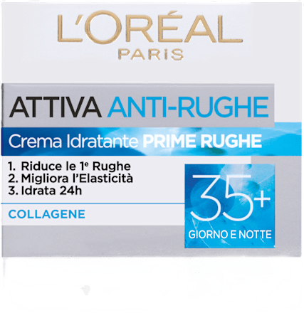 Crema viso attiva anti-rughe giorno e notte con Collagene L'ORÉAL PARiS