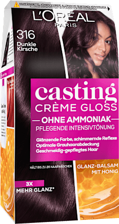 Intensivtönung 316 Dunkle Kirsche L'ORÉAL PARiS CASTING Crème Gloss
