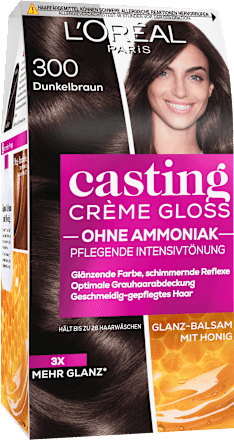 Intensivtönung 300 Dunkelbraun L'ORÉAL PARiS CASTING Crème Gloss