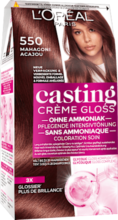 Pflege-Farbe - Nr. 550 Mahagoni L'ORÉAL PARiS CASTING Crème Gloss