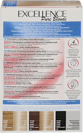 Farba do włosów 01 Superjasny Blond Naturalny L'ORÉAL PARiS EXCELLENCE Creme