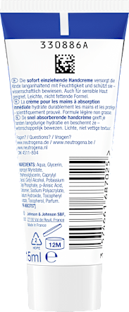 Handcreme sofort einziehend, Reisegröße Neutrogena
