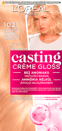 barva na vlasy Kokosová pusinka 1021 L'ORÉAL PARiS CASTING Crème Gloss