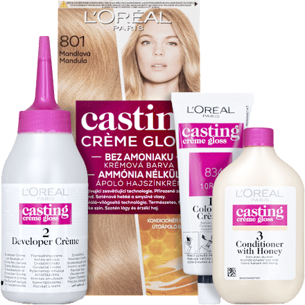 barva na vlasy Mandlová 801 L'ORÉAL PARiS CASTING Crème Gloss