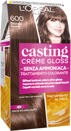 Trattamento colorante Biondo Scuro 600 L'ORÉAL PARiS CASTING Crème Gloss