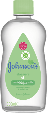 Бебешко олио с алое вера  Johnson's baby