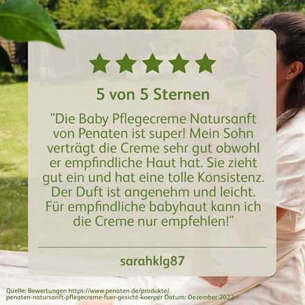 Baby Pflegecreme Gesicht & Körper natursanft  Penaten