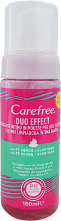 Duo effect čistilna pena za vsakodnevno intimno nego Carefree