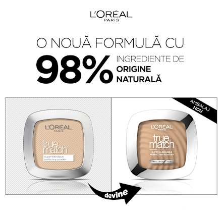 True Match pudră compactă 2R/2C Rose Vanilla L'ORÉAL PARiS