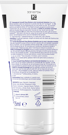 Bodylotion Deep Moisture, trockene Haut, Reisegröße Neutrogena