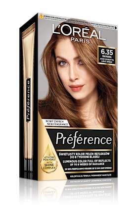 Farba do włosów 6.35 HAVANA Jasny Bursztyn L'ORÉAL PARiS PRÉFÉRENCE