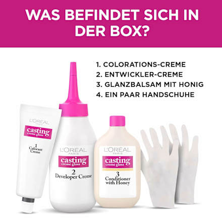Boja za kosu – 200 Schwarzbraun L'ORÉAL PARiS CASTING Crème Gloss