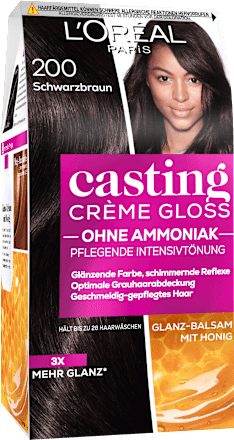 Intensivtönung 200 Schwarzbraun L'ORÉAL PARiS CASTING Crème Gloss