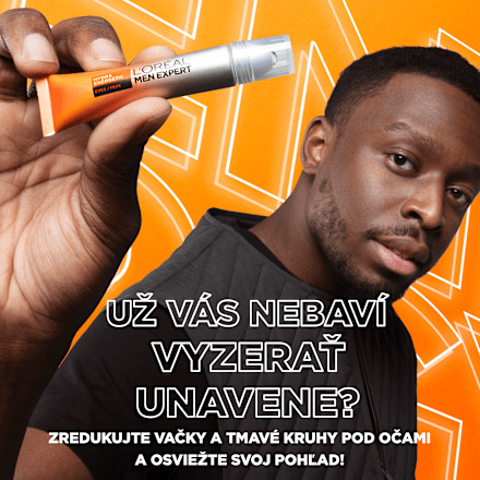 Očný roll-on Hydra Energetic 5 Eye Fatique Eraser L'ORÉAL PARiS MEN EXPERT