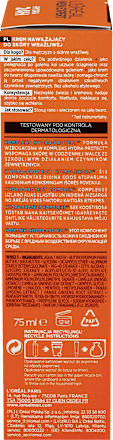 Krem nawilżający skóra wrażliwa Hydra 24H L'ORÉAL PARiS MEN EXPERT