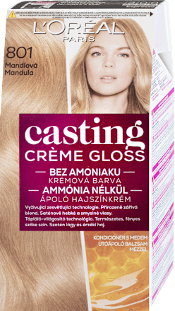 barva na vlasy Mandlová 801 L'ORÉAL PARiS CASTING Crème Gloss