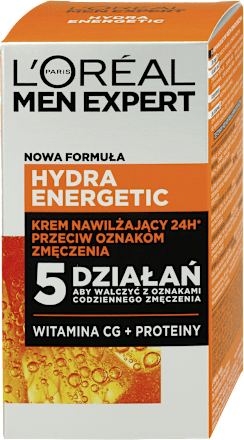 Krem nawilżający przeciw oznakom zmęczenia Hydra Energetic L'ORÉAL PARiS MEN EXPERT