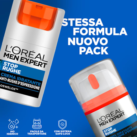 Crema viso idratante uomo Stop Rughe L'ORÉAL PARiS MEN EXPERT