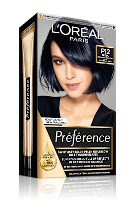 Farba do włosów P12 SEOUL Intensywna Granatowa Czerń L'ORÉAL PARiS PRÉFÉRENCE