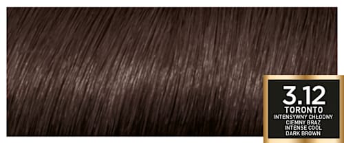 Farba do włosów 3.12 TORONTO Intensywny Chłodny Ciemny Brąz L'ORÉAL PARiS PRÉFÉRENCE
