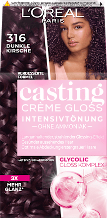 Intensivtönung 316 Dunkle Kirsche L'ORÉAL PARiS CASTING Crème Gloss