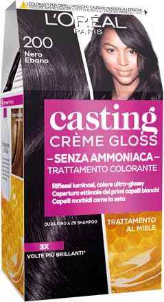 Trattamento colorante Nero Ebano 200 L'ORÉAL PARiS CASTING Crème Gloss