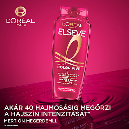 Sampon Color Vive, festett és melírozott hajra L'ORÉAL PARiS ELSEVE