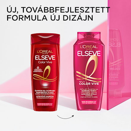 Sampon Color Vive, festett hajra L'ORÉAL PARiS ELSEVE