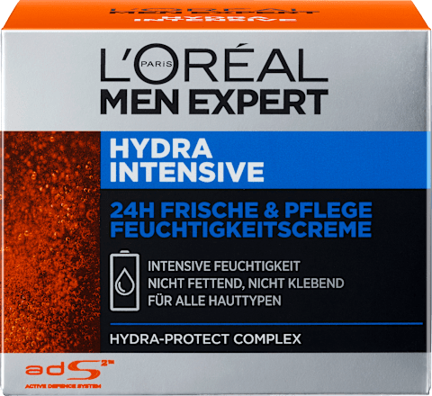 Gesichtscreme Hydra Intensive, Feuchtigkeitscreme 24h Frische & Pflege L'ORÉAL PARiS MEN EXPERT