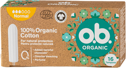 Tampoane organic normal o.b.