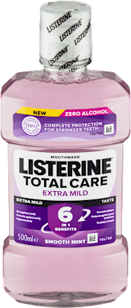 Ústna voda Total Care Extra Mild Smooth Mint Listerine