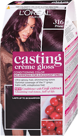 Боя за коса без амоняк, Nr.316 Prune L'ORÉAL PARiS CASTING Crème Gloss