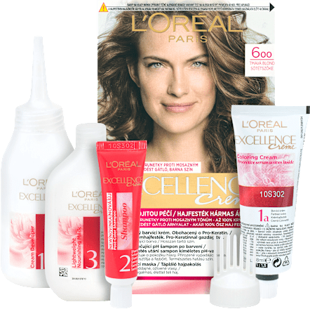 barva na vlasy Tmavá Blond 6 L'ORÉAL PARiS EXCELLENCE Creme