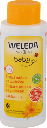 Nechtíkové čistiace mlieko na zadoček WELEDA baby