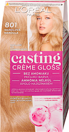 Hajszínező, mandula 801 L'ORÉAL PARiS CASTING Crème Gloss
