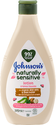 naturally sensitive dečiji losion za telo - organska aloe vera i shea puter Johnson's baby
