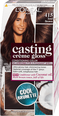 Boja za kosu – 415 lced Brown L'ORÉAL PARiS CASTING Crème Gloss