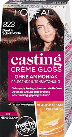 Pflegende Intensivtönung - Nr. 323 Dunkle Schokolade L'ORÉAL PARiS CASTING Crème Gloss