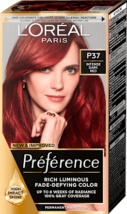 Боя за коса Preference, Nr.P37 Intense Dark Red L'ORÉAL PARiS PRÉFÉRENCE