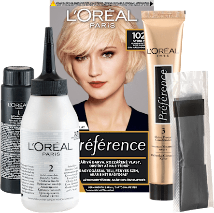 Farba na vlasy - 102 veľmi veľmi svetlá blond dúhová L'ORÉAL PARiS PRÉFÉRENCE
