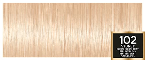 Farba do włosów 102 SYDNEY B.Bardzo Jasny Perłowy Blond L'ORÉAL PARiS PRÉFÉRENCE