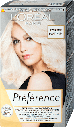 Vopsea permanentă ultra platinum L'ORÉAL PARiS PRÉFÉRENCE