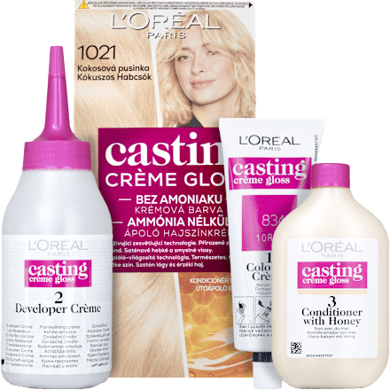 barva na vlasy Kokosová pusinka 1021 L'ORÉAL PARiS CASTING Crème Gloss