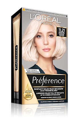 Farba do włosów 11.21 MOSCOW Ultrajasny Chłodny Perłowy Blond L'ORÉAL PARiS PRÉFÉRENCE